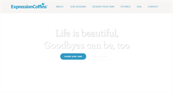 Desktop Screenshot of expressioncoffins.com